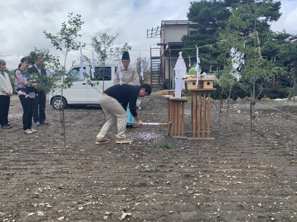 【安曇野市】O様邸 地鎮祭 執り行いました！